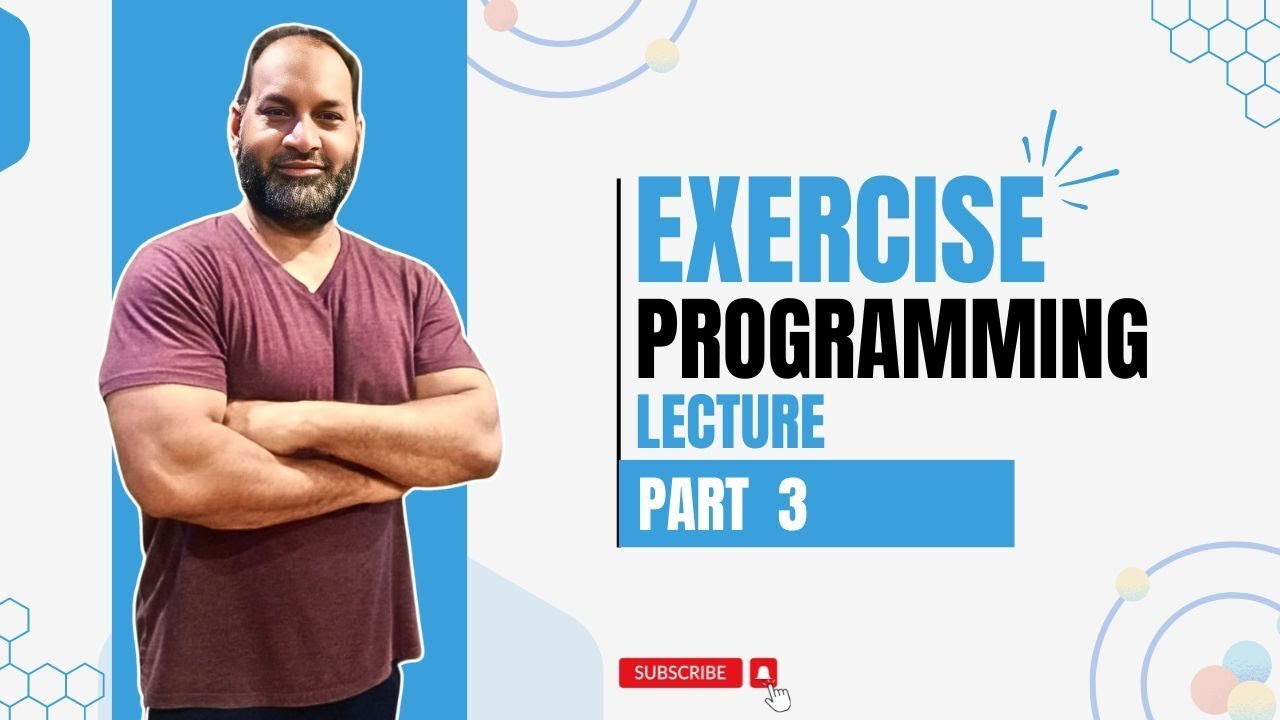 Cu Rizwan Bhatti Exercise Programming Lecture Part 3 | Rizwan Bhatti - YouTube