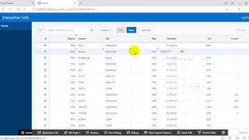 Oracle APEX - Interactive Grid