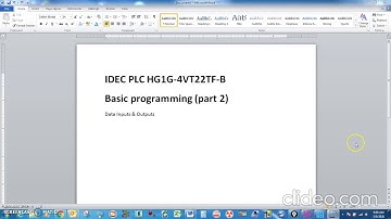 IDEC HMI WindOI NV4 Basic Programming P2 - Data Inputs&Outputs
