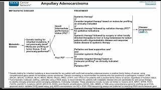 NCCN Ampullary adenocarcinoma