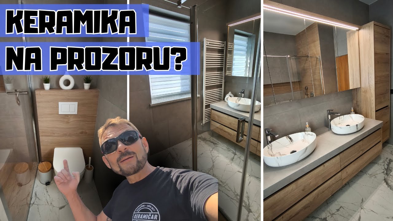 Kako smo izradili keramičku policu i ploču za umivaonik | Završetak kupaonice