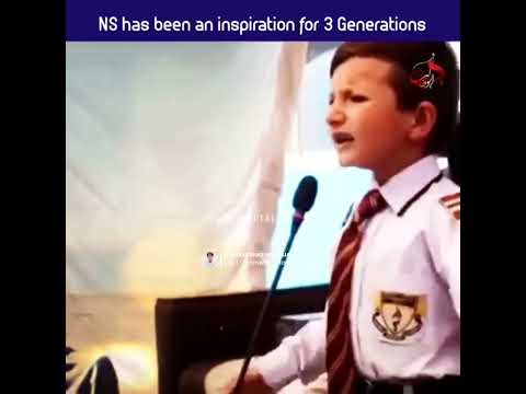 school student reciting