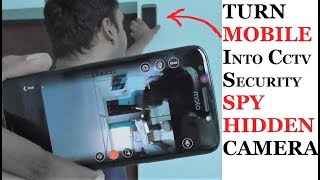 HOW TO MAKE OLD MOBILE CCTV CAMERA APP SMARTPHONE DIY screenshot 1