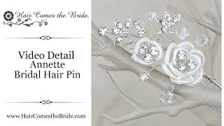 Flower Bridal Hair Pins by Hair Comes the Bride - Annette Flower Bridal Hair Pins by Hair Comes the Bride - Annette