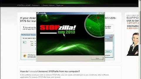 STOPzilla AVM 2013 Installation Video