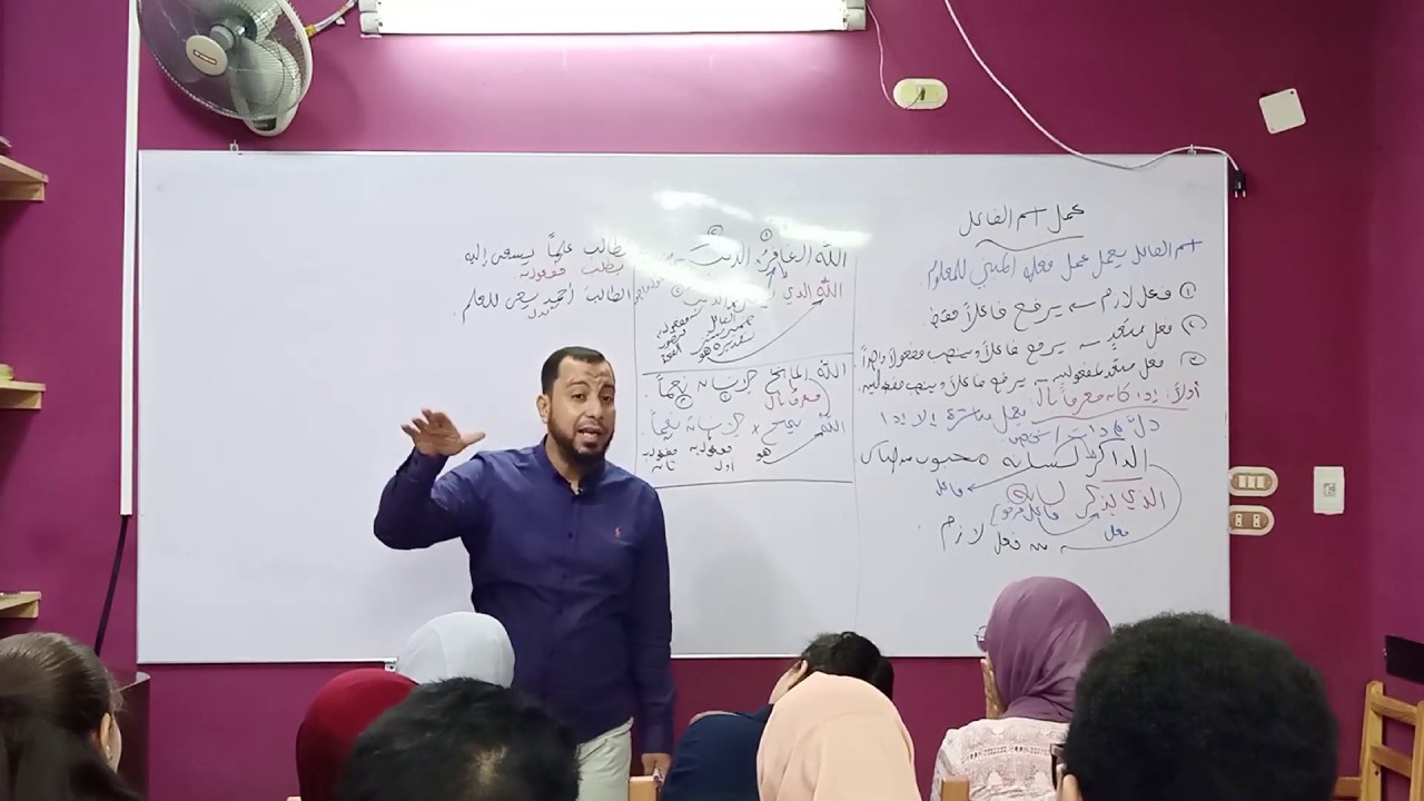 إعمال اسم الفاعل ( نحو ) - الأستاذ وليد محسن