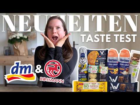 ⚠️ FOOD NEWS from Rossmann & DM in a LIVE TEST 😍 | High protein, low calories, delicious?! 😳
