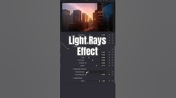 Light Rays Effect - DaVinci Resolve