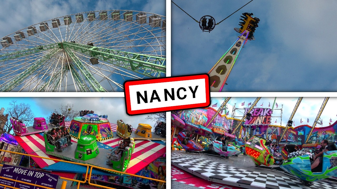🤙 Le TOUR COMPLET de la Fête foraine de NANCY (Foire Attractive 2025) - 100% ATTRACTIONS