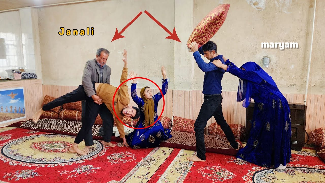 The father's apparent betrayal of his daughter and the fight and beating of Abbas by Janali