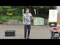 Amazing street performer entertaining the crowds | Tokyo | Japan
