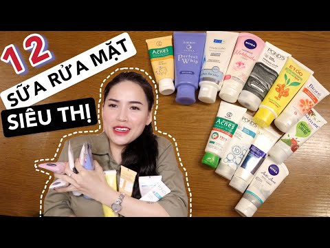 [REVIEW] 12 SỮA RỬA MẶT QUEN THUỘC Ở SIÊU THỊ DƯỚI 100K! Một thời dại dột 😂