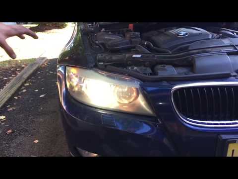 BMW 328ix Headlight Bulb install | HID