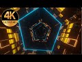 10 hour neon multi color party lights abstract disco tunnel background video loop, 4k live wallpaper