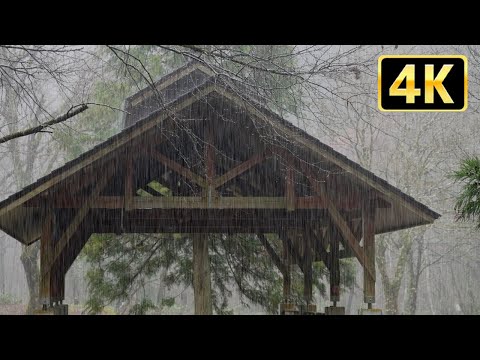 【睡眠用】ぐっすり眠れる雨の音でリラックスする 2時間15分