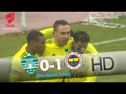 Kırklarelispor: 0 - Fenerbahçe: 1 | Gol: Mevlüt Erdinç