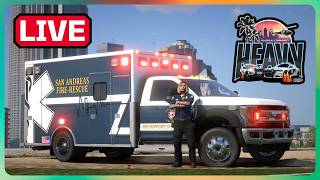 Saving Lives With A New CAD in GTA 5 RP Heavy RP 8o9 Live
