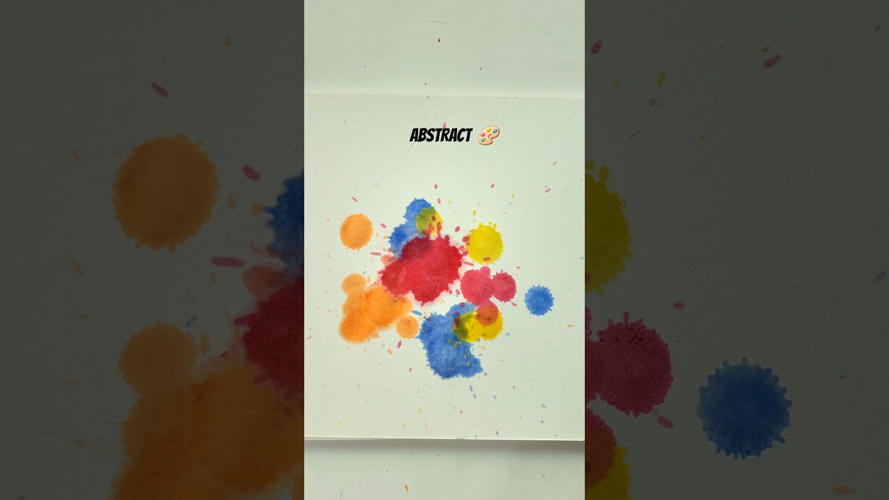 Abstract background with watercolours-Arabic calligraphy on it