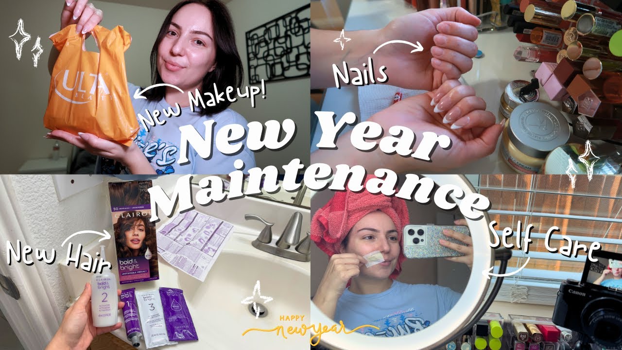 New Year, New Me My At Home Glow Up Routine 💅🏻 + Ulta Haul 🛍️! - YouTube