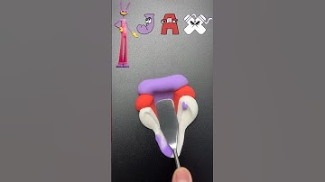 Jax = P(pomni) is that right?#jax #pomni #tadc #colormixing #alphabetlore #satisfying