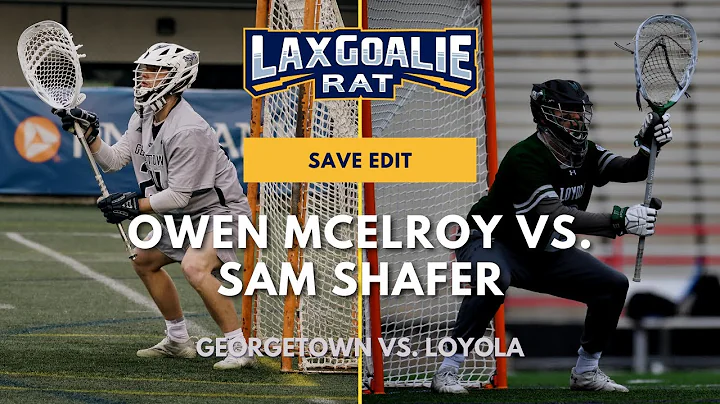 Owen McElroy (Georgetown) vs. Sam Shafer (Loyola) ...