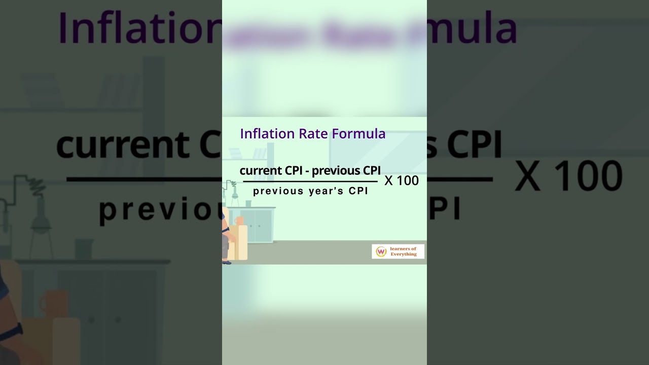 How to Calculate Inflation Rate #educationalshorts