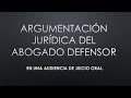 Como hablar en una audiencia de juicio oral  || TUTORIAL ||