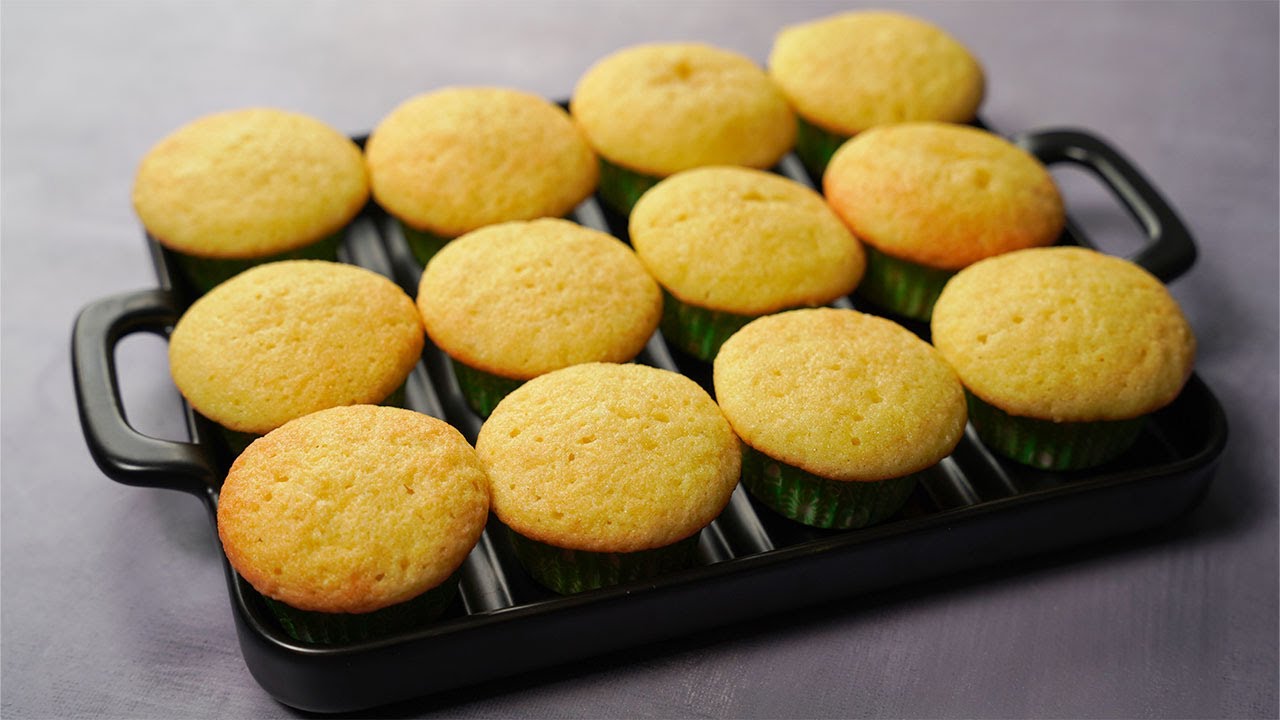Soft & Fluffy Almond Cup Cake | Mini Almond Cup Cake Recipe Without Oven | Yummy