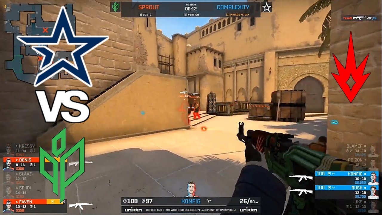 Complexity vs Sprout - Flashpoint 3 - 9th-12th place deciders - Highlights - CSGO