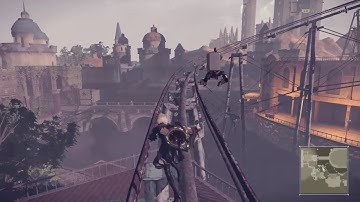 Nier: Automata Forest + Train + Resistance Camp Glitch