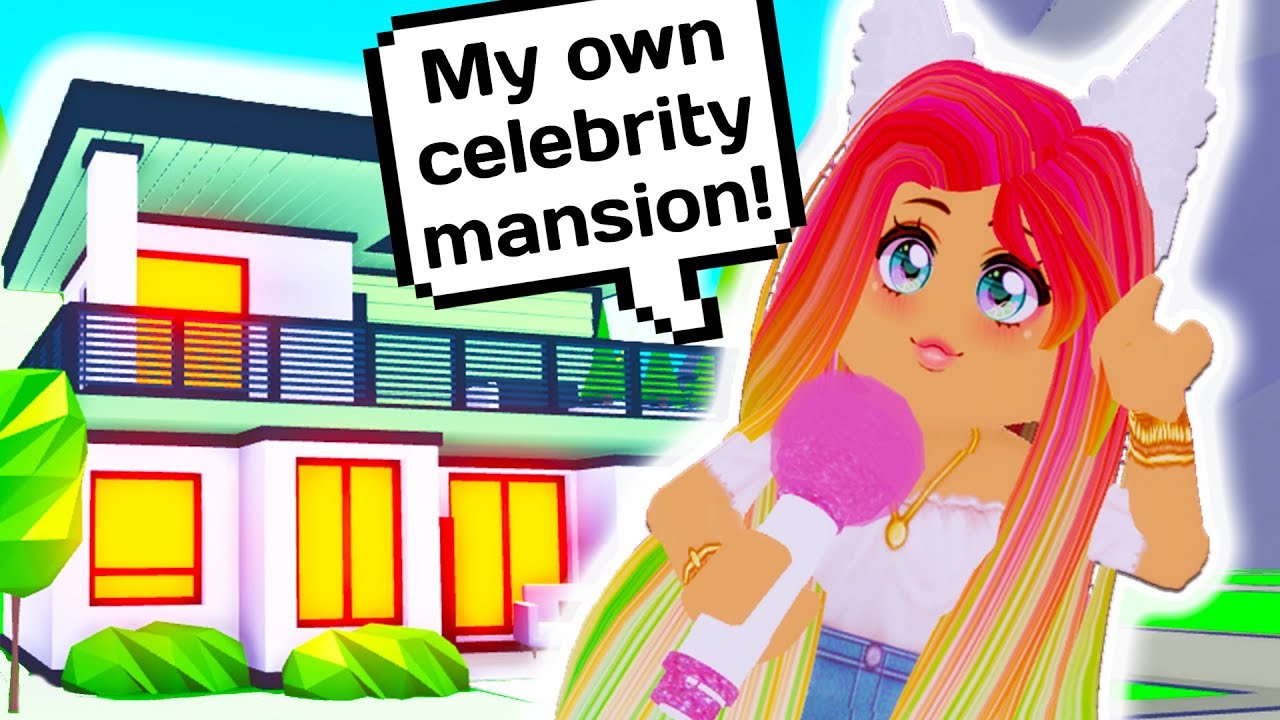 I Bought My Own Huge Pink Celebrity Mansion Roblox Adopt Me - millionaire mansion roblox adopt me house tour its sugarcoffee
