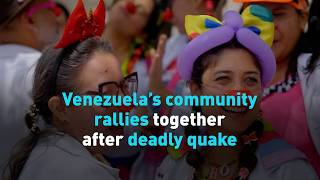 Venezuelan community rallies after quake