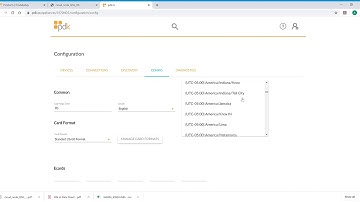 PDK Cloud Node Time Zone