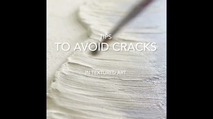 How to avoid cracks in making textured art for beginners 🫰👩‍🎨 #textured #art
