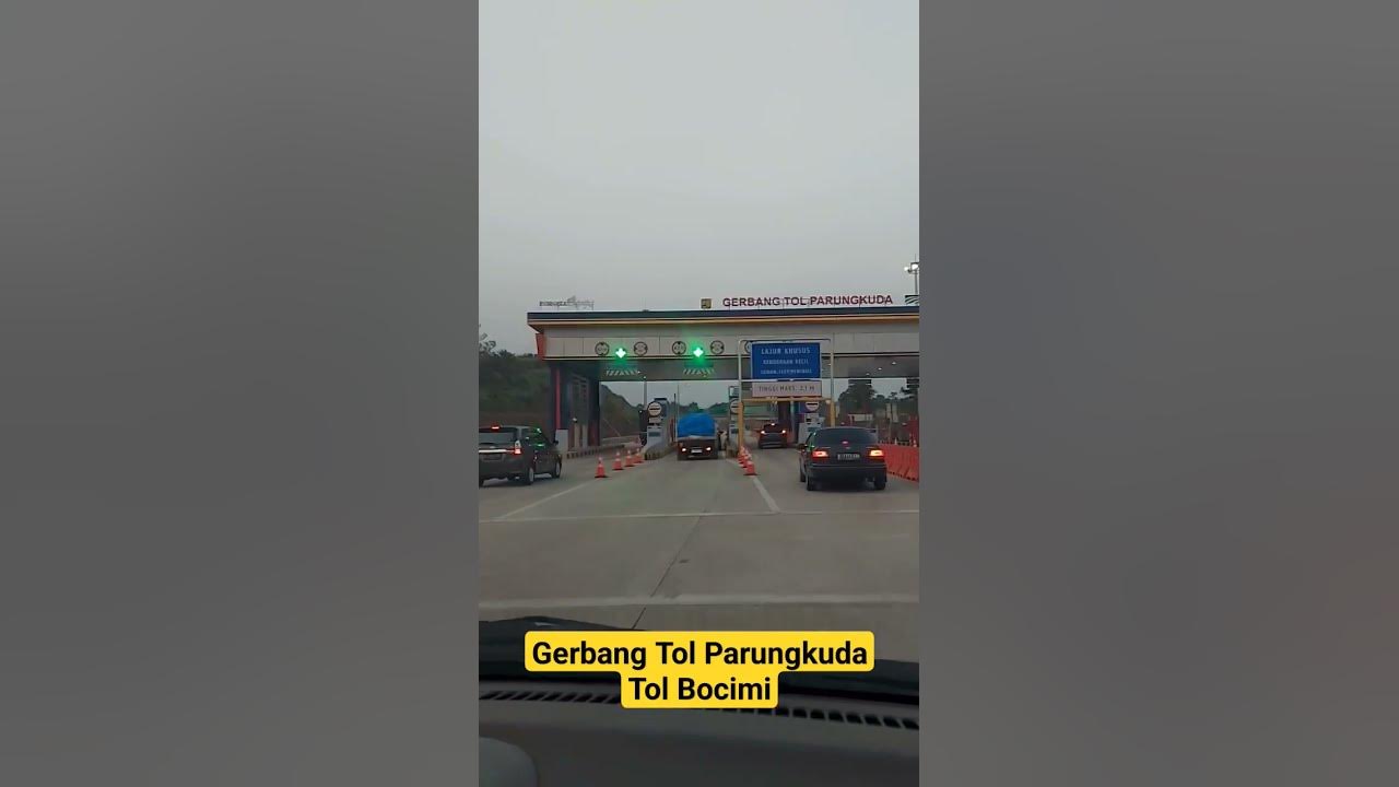 gerbang tol parung kuda tol bocimi #jalanjalan #liburan #kerja #toltransjawa #tolbocimi #tollroad