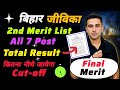 Bihar Jeevika 2nd Merit List 😲 All 7 Post ☑️ Total Selection?? #biharjeevika