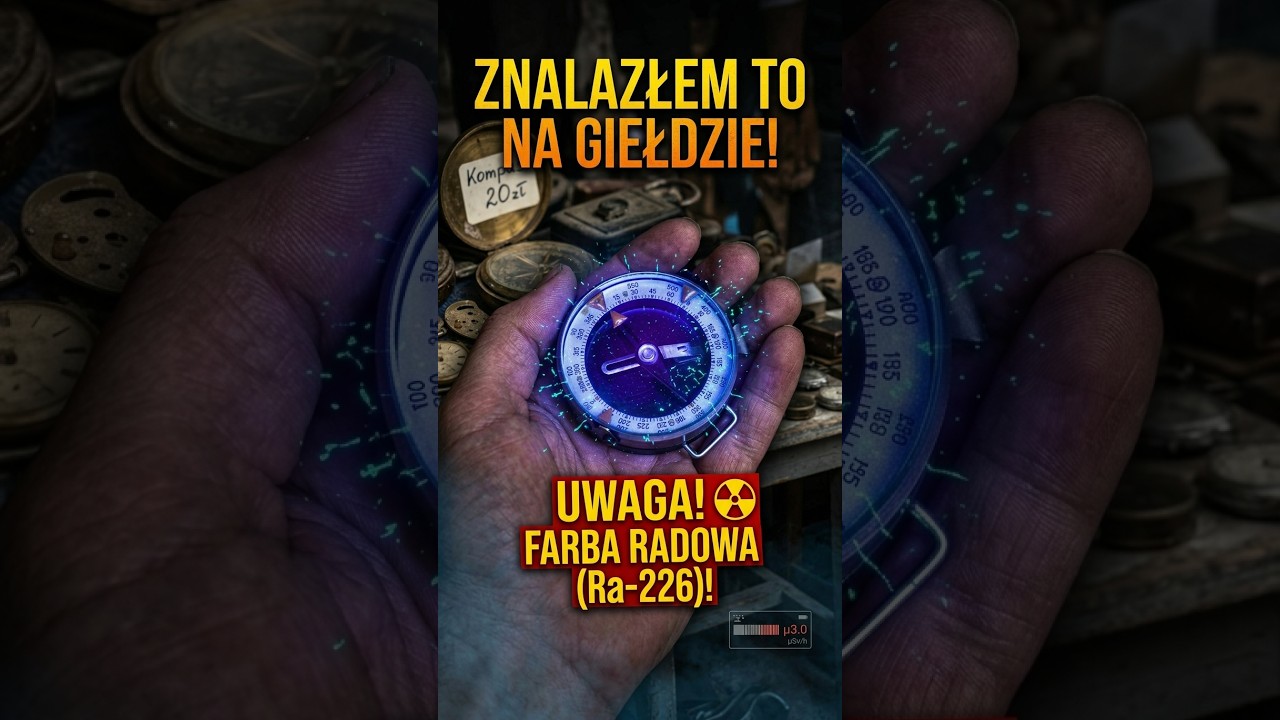 Znalazłem na giełdzie w Świdnicy RADIOAKTYWNY kompas!