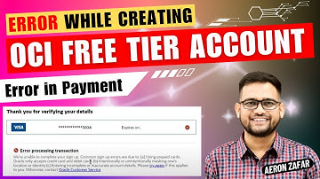How to create Oracle Cloud Free Tier Account | Oracle Free Tier Account Creation Error Solved