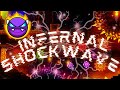 Infernal Shockwave (Easy Demon) 100% Gameplay {3 Coins} | Geometry Dash