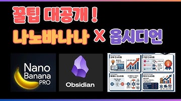 🔥 [무료플러그인] 옵시디언 X 나노바나나 프로 |  자동으로 인포그래픽 만들어줌 (무료 플러그인)