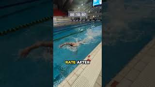 I swim a 50 freestyle every week until the year is done (Week 19) #swimming #swimfaster #freestyle