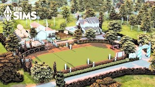Horse Ranch ||  (no CC) The Sims 4 Speed Build || #thesims4 #sims4horseranch
