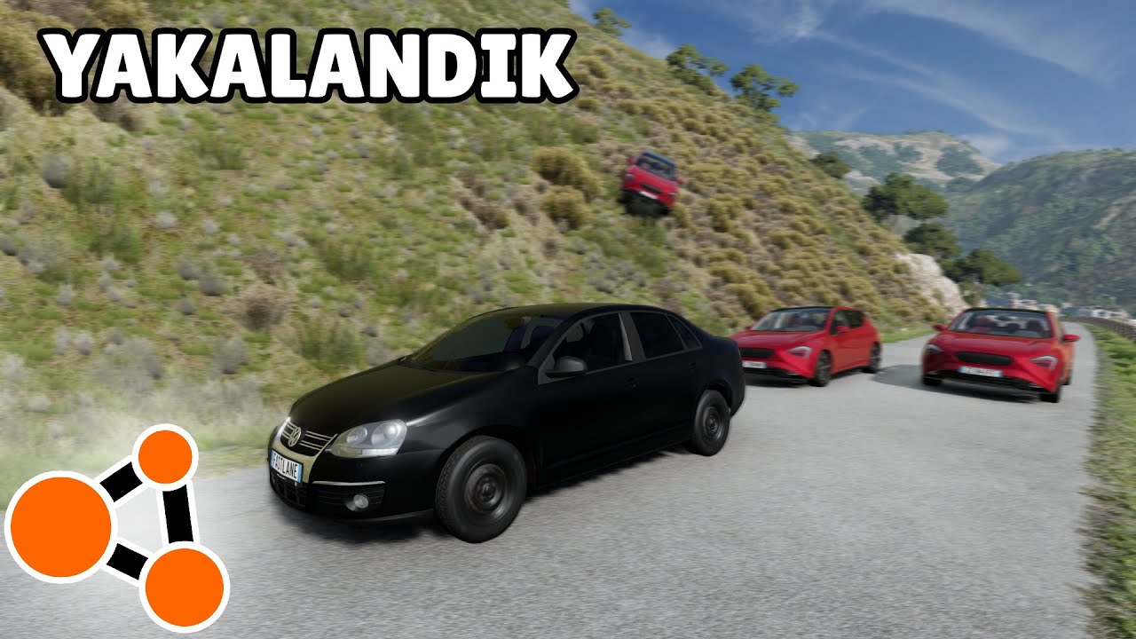 Beam.ng Ama Tüm Npcler Beni Kovalıyor! │ Beam.ng Drive