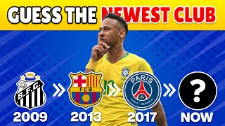 GUESS THE LATEST CLUB OF THE PLAYER | FOOTBALL QUIZ 2023