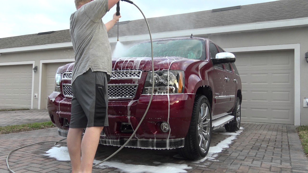 Touchless wash 2009 Chevy Tahoe YouTube