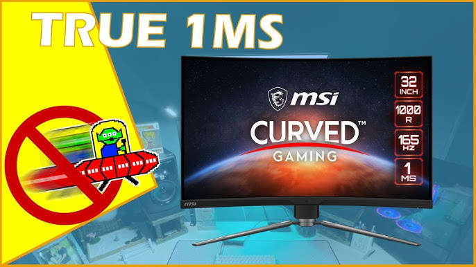 Ecran PC Gamer MSI 32 Optix G321CU Gaming 4k 144Hz 1ms