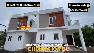 3BHK Individual House for sale in Chennai OMR😍Best for IT employees💥Builder Number