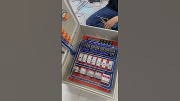 Tủ điện điều khiển tự động #dieukhientudong #techx #electrical #tudonghoa #dieukhientuxa #tudong