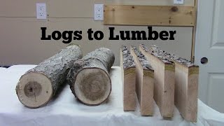 Logs to Lumber People have been asking me if I cut my own logs. Yes I do. In this video I show you how I do it.