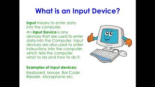 Grade-8 Computer Science  Input Devices Lesson 8